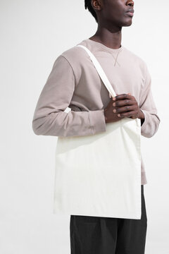 White Tote Bag Mockup for Design