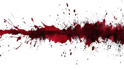 Abstract Splashes of Blood