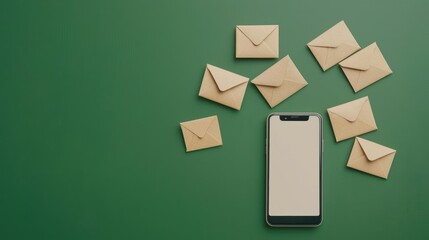 Smart device displaying an AIpowered email segmentation tool