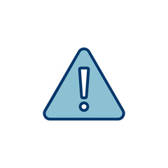 Exclamation danger sign vector isolated on white background. attention sign icon. Hazard warning attention sign. icon alert. Risk