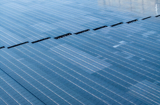 Solar Panels on Roof for Renewable Energy
