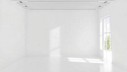 Fototapeta premium Abstract White Studio Room for Product Display