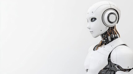 Elegant, hightech rendering of a selflearning AI processor