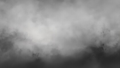 Fototapeta premium Watercolor background in gray and black painting with cloudy distressed texture grunge border, soft fog or hazy lighting and pastel colors. Generated image
