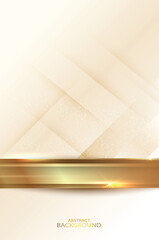 ABSTRACT GRADIENT SOFT GOLD BACKGROUND WITH  SHAPES VECTOR FILE