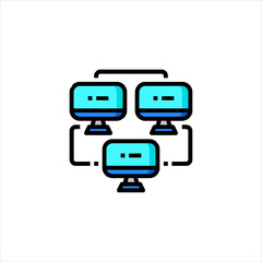 vector computer icon