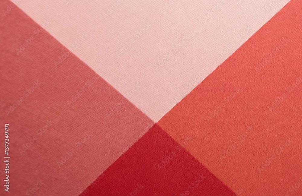 Aufkleber red paper background texture macro. pink and coral shades with geometric shape pattern. abstract vin