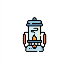 vintage robot vector illustration