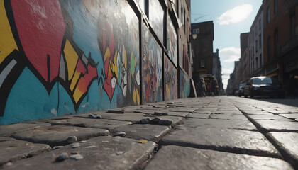 Fototapeta premium graffiti on the wall