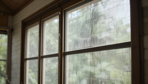 mosquito net wire screen on house window protection against insect
