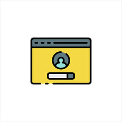 Fototapeta premium video camera icon