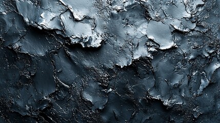 Dark Textured Background Gray Blue Clay Plaster Abstract
