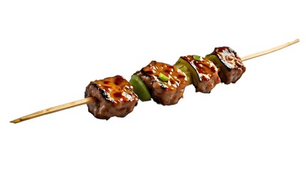Grilled Yakitori Skewers with Green Onions........