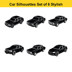 car black shape silhouette isoleted white background