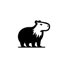 Capybara icon with transparent background