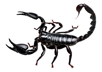 scorpion isolated on white