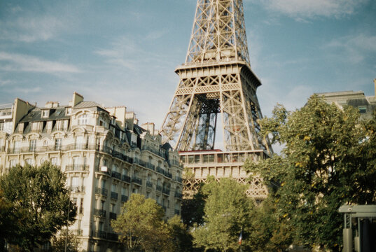 Eiffel Tower and Parisian Architecture on Film