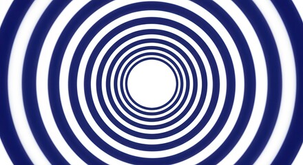 Abstract Hypnotic Concentric Circles White and Dark Purple Swirling Pattern Background Design