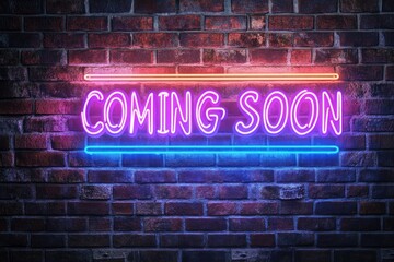 Obraz premium 3D rendering of a neon sign with the text 