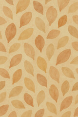 A vintage-colored floral background with many flowers and petals.
