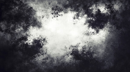 Obraz premium Dramatic abstract clouds with dark tones and light center