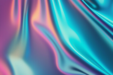 Holographic Background.Vibrant abstract geometric textures digital art colorful background contemporary style close-up view modern aesthetic.