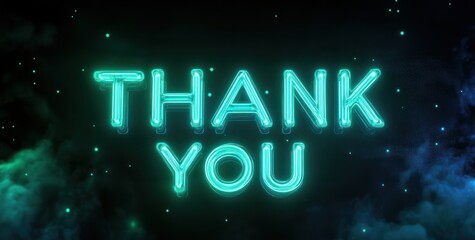 Obraz premium The glowing green neon text 