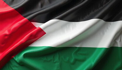 Palestinian Flag on Display for peace.