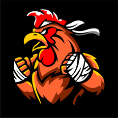 rooster vector illustration