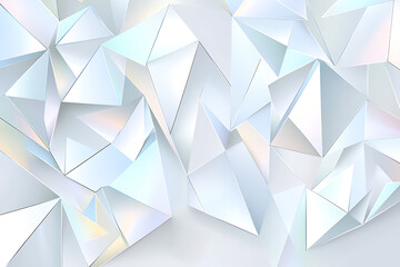 Fototapeta premium Holographic Background.Vibrant abstract geometric textures digital art colorful background contemporary style close-up view modern aesthetic 