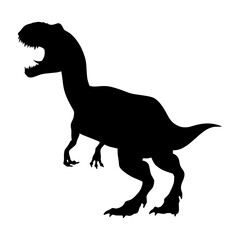 T-Rex Silhouette Vector Illustration