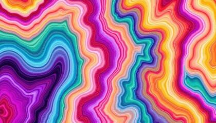 The vibrant colors in this liquid design wallpaper blend together seamlessly