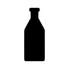 Bottle Silhouette Icon - Black Outline