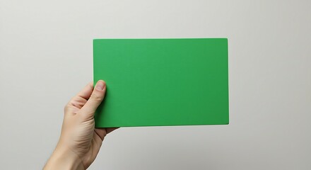 Green Card Mockup