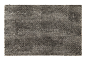 シンプル上品な織りマット 灰色