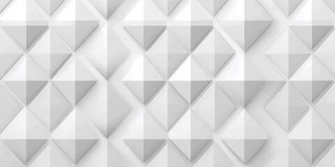 Seamless repeating pattern with symmetrical diamond design on light gray and white background, minimal and modern.