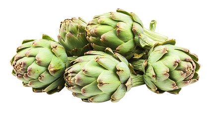 Fototapeta premium Artichoke pile png