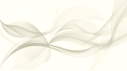 Obraz premium Abstract waves and forms are displayed in a soft neutral color