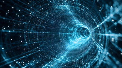 Interstellar communication journey digital space background wallpaper futuristic environment cosmic viewpoint spacetech concept