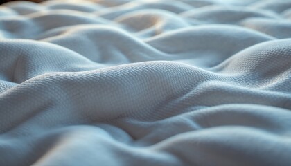 Fototapeta premium Wavy Abstract Texture Close-up Showing Smooth Fabric Like Surface