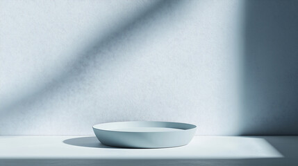 Blue background, Podium, Space 05