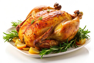 roasted chicken with vegetables