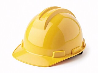 Fototapeta premium yellow hard hat isolated
