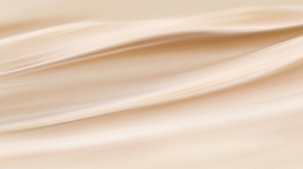 Obraz premium Smooth, flowing, light beige fabric folds