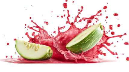 Chayote stack with half slice falling.png