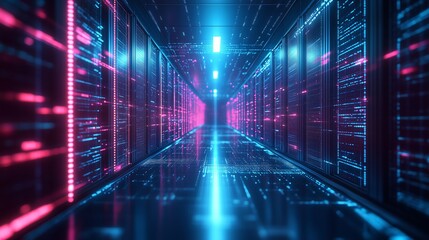 Fototapeta premium Data lake big data warehouse, data lake platform analytics technology, minimalism, clean design