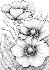 Flower Coloring Page