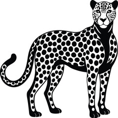 leopard vector illustration