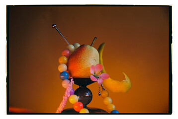 Creative fruit arrangement