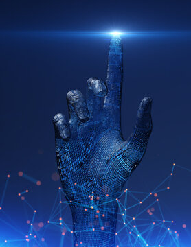 Android hand and technology future